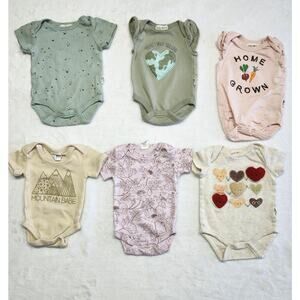 Girls organic bodysuit bundle